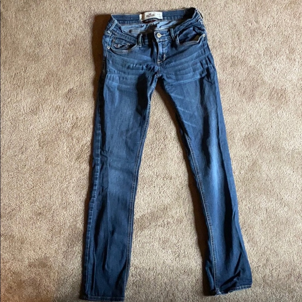Hollister dark wash skinny jeans
